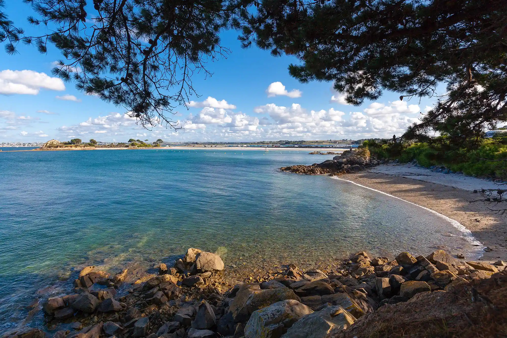 Campingplatz am Meer in Nord-Finistere